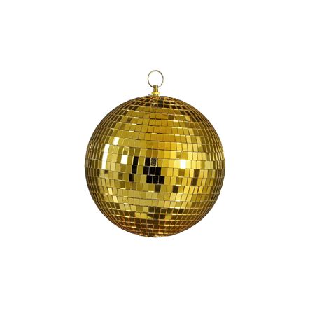Hanging Mirror Ball Gold 20cm