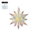 Hanging Star Iridescent 40x38x20cm
