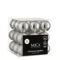 Bauble Unbreakable 8cm Silver X27