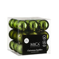 Bauble Unbreakable 8cm Dark Green X27