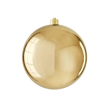 Bauble Unbreakable 25cm Shiny Gold X1