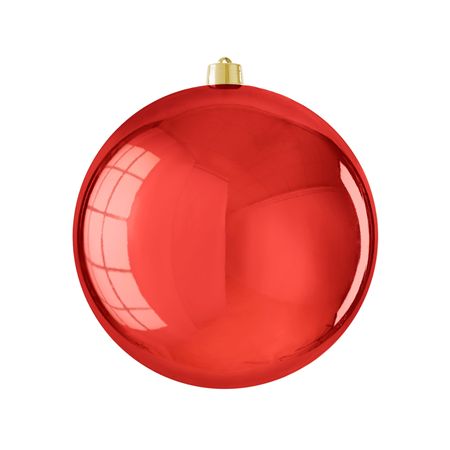 Bauble Unbreakable 30cm Shiny Red X1