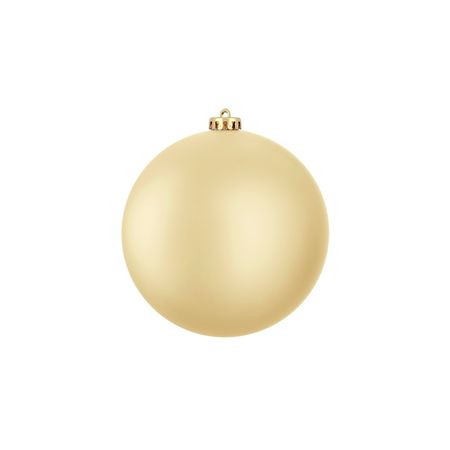 Bauble Unbreakable 15cm Shiny Matt Gold X1  (PACK OF 2)