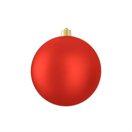 Bauble Unbreakable 15cm Matt D.red X1