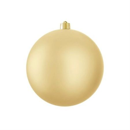Bauble Unbreakable 25cm Matt Gold X1