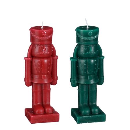 Candle Nutcracker Assorted 16cm X1