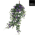 Artificial Petunia Hanging Dark Purple