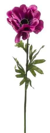 Artificial Anemone Spray Purple 45cm (PACK OF 4)