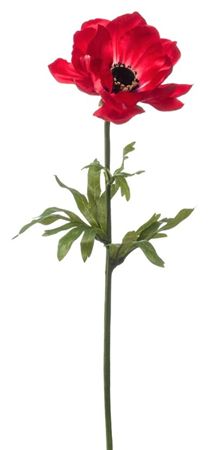 Artificial Anemone Spray Red 45cm (PACK OF 4)