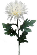 Artificial Chrysanthum Spray 70cm White (Pack of 2)