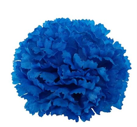 Artificial Carnation Pick Box Royal Blue X144