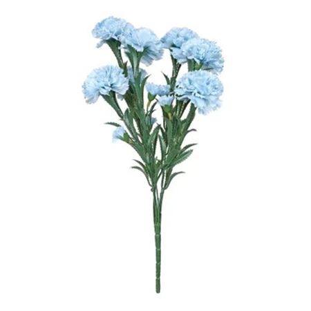 Artificial Essentials Carnation Bunch Light Blue (PACK OF 2)
