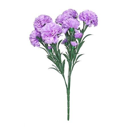 Artificial Essentials Carnation Bunch Lavender (PACK OF 2)