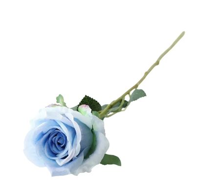 Artificial Essential Garden Rose Tonal Ice Blue (PACK OF 4)