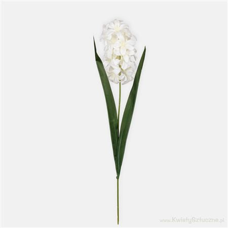 Artificial Hyacinth White 49cm