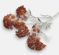 Artificial Achillia Branch X 5 Orange (PACK OF 2)