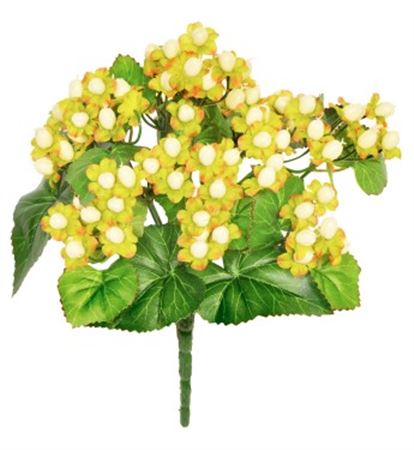 Artificial Hypericum Bush Cream 40cm