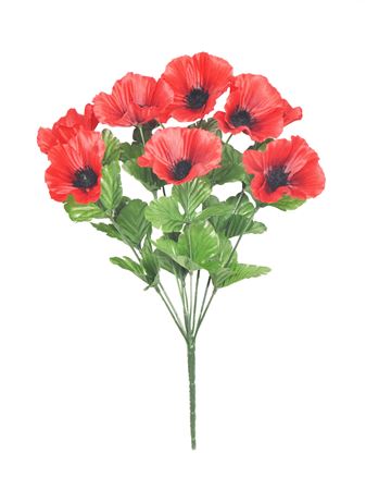 Artificial Poppy Bouquet