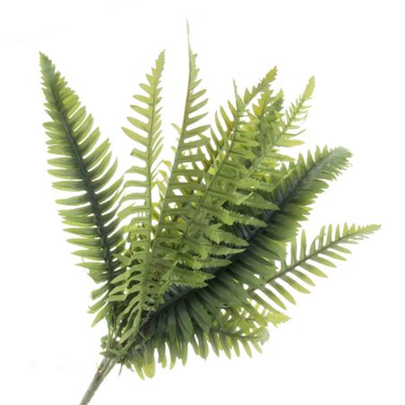 Artifical Fern Bush Green