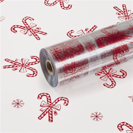 Cello Candy Cane Clear