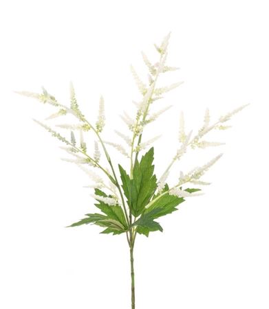 Artificial Astilbe Spray White 61cm