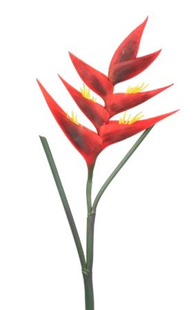 Artificial Heliconia Red 86cm