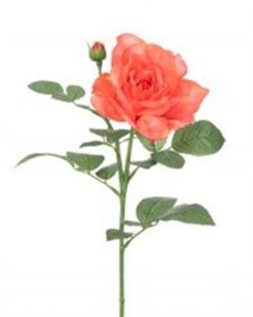 Artificial Rose Garden Emma Coral (PACK OF 2)