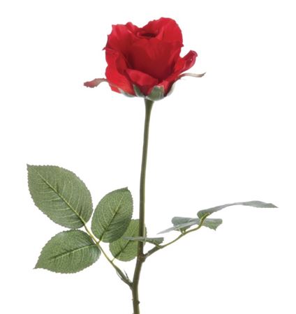 Artificial Amelia Rose Bud Red (PACK OF 2)