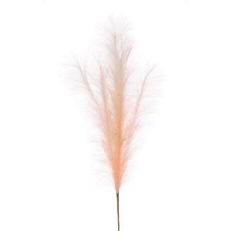 Artifical Pampas Spray Light Orange