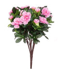 Artificial Azalea Bush Pink 36cm