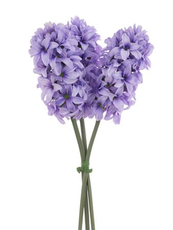Artificial Hyacinth Bundle Lavender X3 42cm