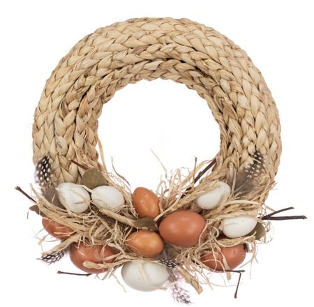 Wreath Natural Easter Egg 30cm