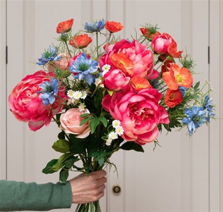 Artificial Bouquet Luxury Cottage Garden