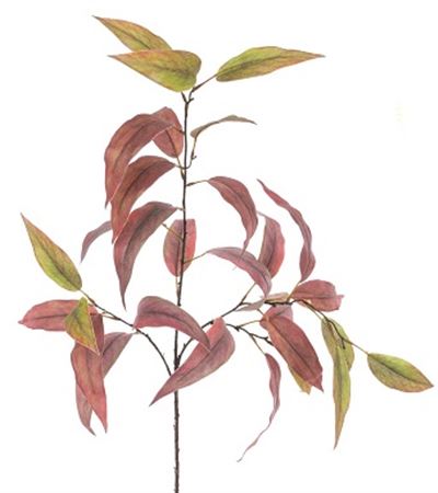 Artificial Autumn Eucalyptus Burgundy