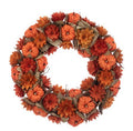 Wreath Raffia Pumpkin 42cm