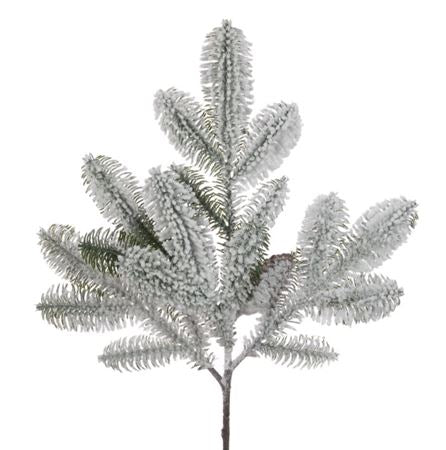 Snowy Pine Spray Cones 61cm