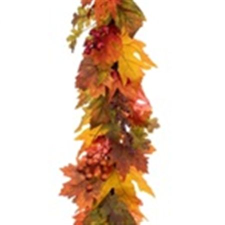 Autumn Maple Leaf Garland 180cm