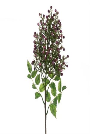 Berry Bush Stem 75cm Purple