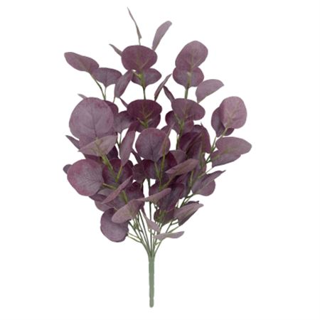 Artificial Eucalyptus Bush Red 52cm