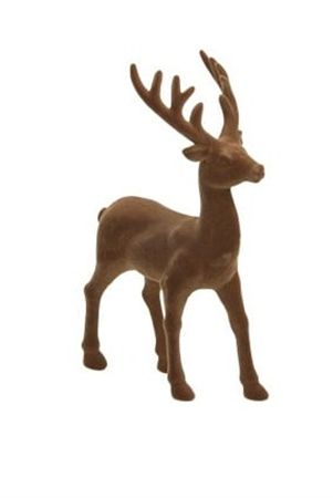 Standing Flock Deer Brown 22x35cm