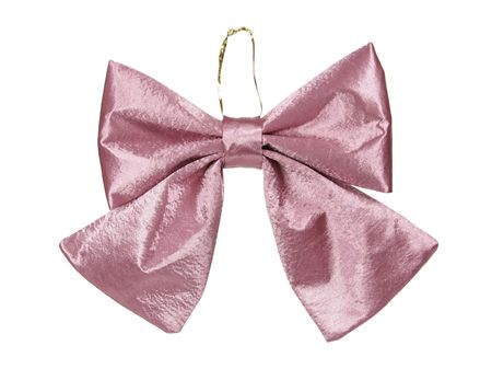 Bow Fabric 22x19cm Pink