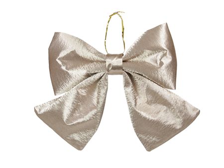 Bow Fabric 22x19cm Dark Gold