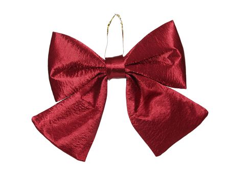 Bow Fabric 22x19cm Dark Red