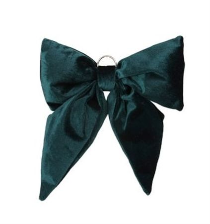 Bow Fabric Dark Green 24x27cm