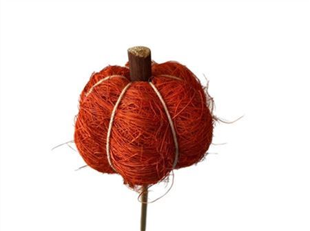 Pick Sisal 6cm Pumpkin 50cm Orange (Pack of 25 pieces)