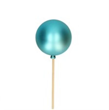 Pick Bauble 6cm Matt Blue 50cm (Pack of 25 pieces)