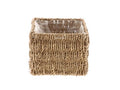 Basket Grass Square 18x18x14cm (PACK OF 2)