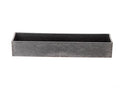 Plastic Rectangle Tray Grey 32cm (pack of 2)