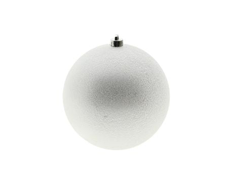 Bauble Unbreakable White 20cm