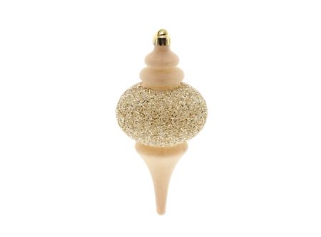Hanging Finial Cream 25x11cm